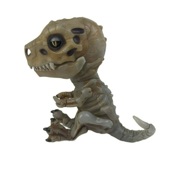 WowWee Fingerlings Doom Raptor Dinosaur T-Rex Bonehead Skeleton Dino 5-Inches - Picture 4 of 5